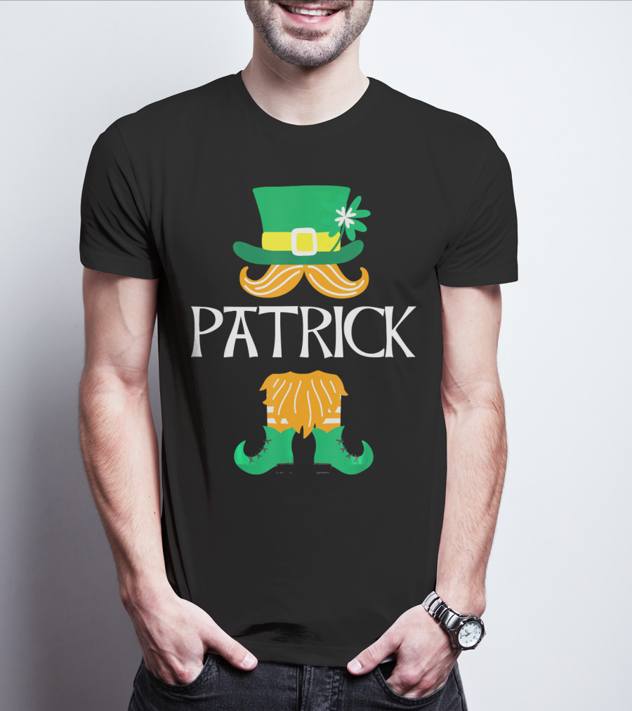 Patrick Funny Leprechaun Matching Family Group T-Shirt
