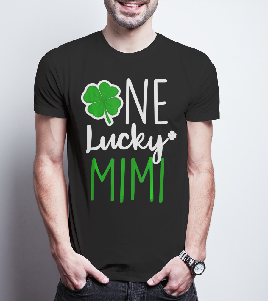 One Lucky Mimi St Patricks Day Shamrock T-Shirt