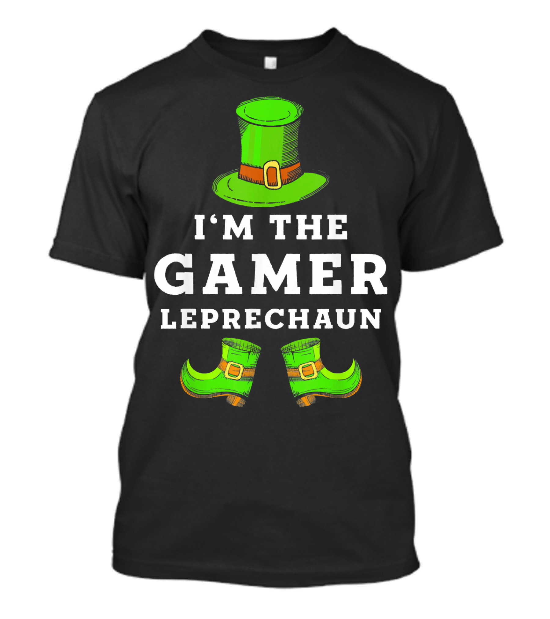 I'm The Gamer Leprechaun St Patrick's Hat And Shoes T-Shirt