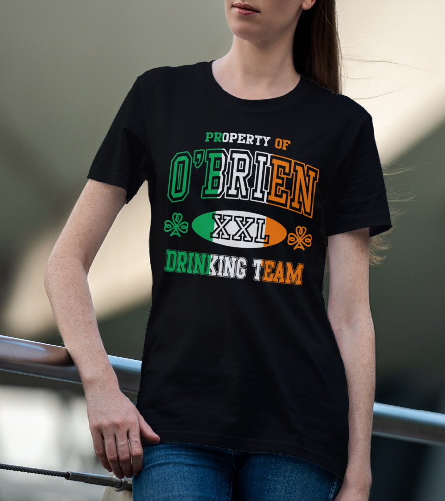 Property Of O'Brien XXL Irish Drinking Team T-Shirt