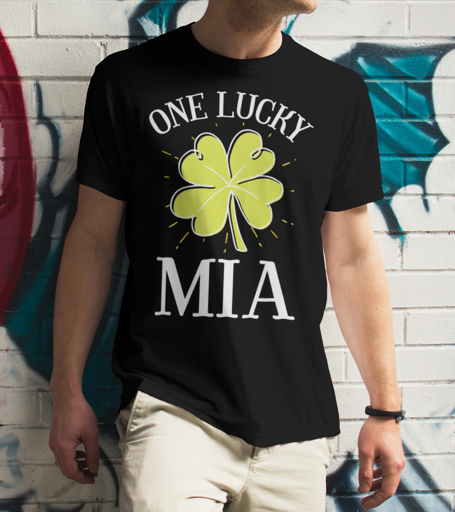 One Lucky Mia St. Patrick's Day Shamrock T-Shirt