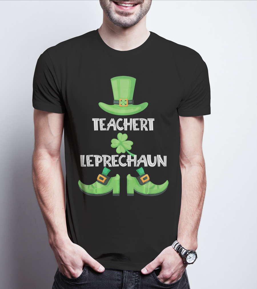Teacher Leprechaun St. Patrick's Day Family Matching Group T-Shirt
