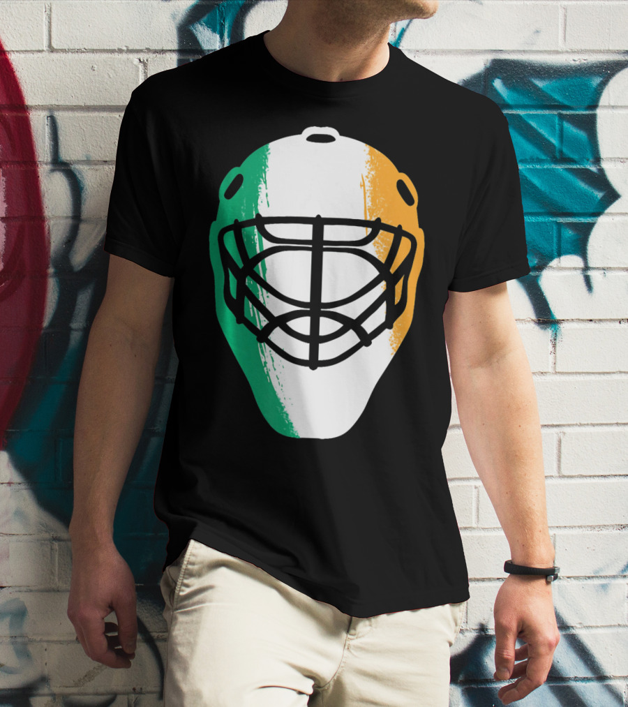 St Patricks Day Irish Hockey Mask T-Shirt