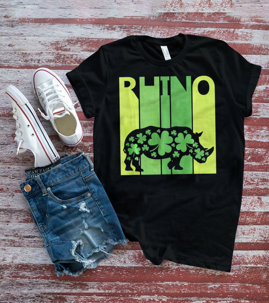 Lucky Clover Rhino T-Shirt