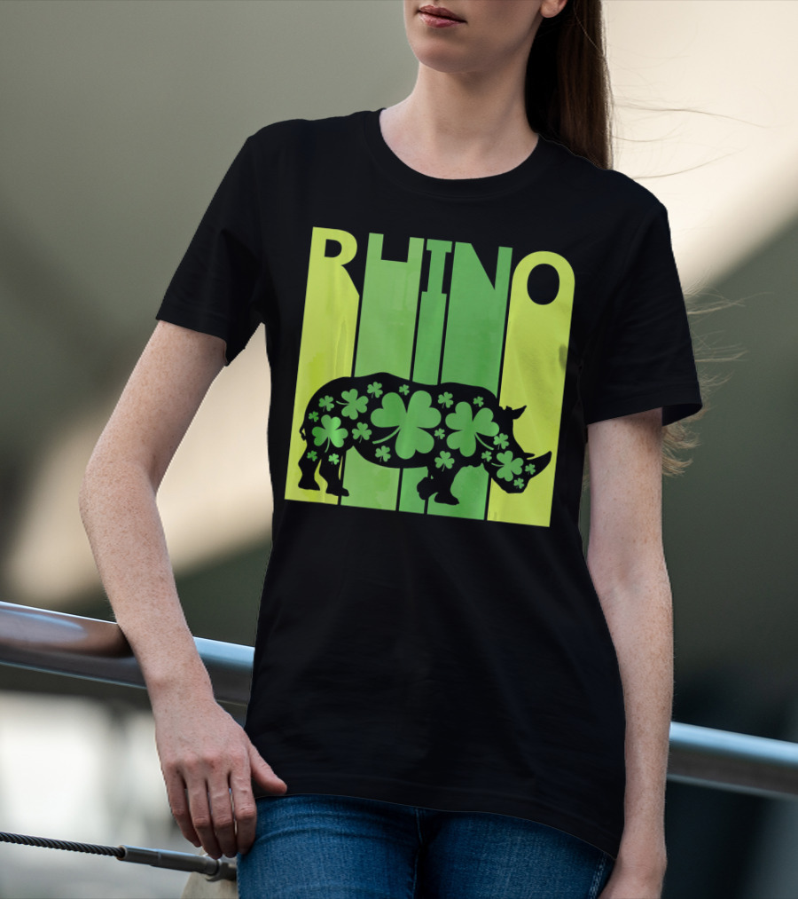 Lucky Clover Rhino T-Shirt