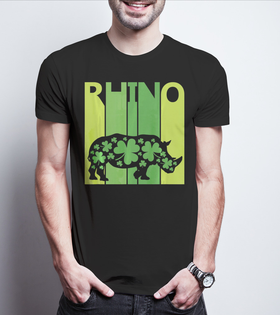 Lucky Clover Rhino T-Shirt
