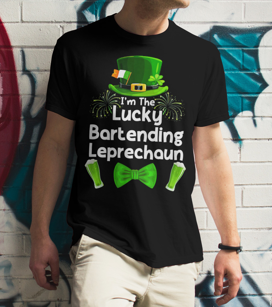 I'm The Lucky Bartending Leprechaun T-Shirt