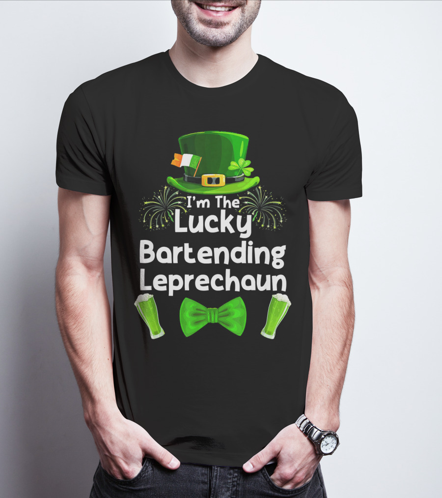 I'm The Lucky Bartending Leprechaun T-Shirt