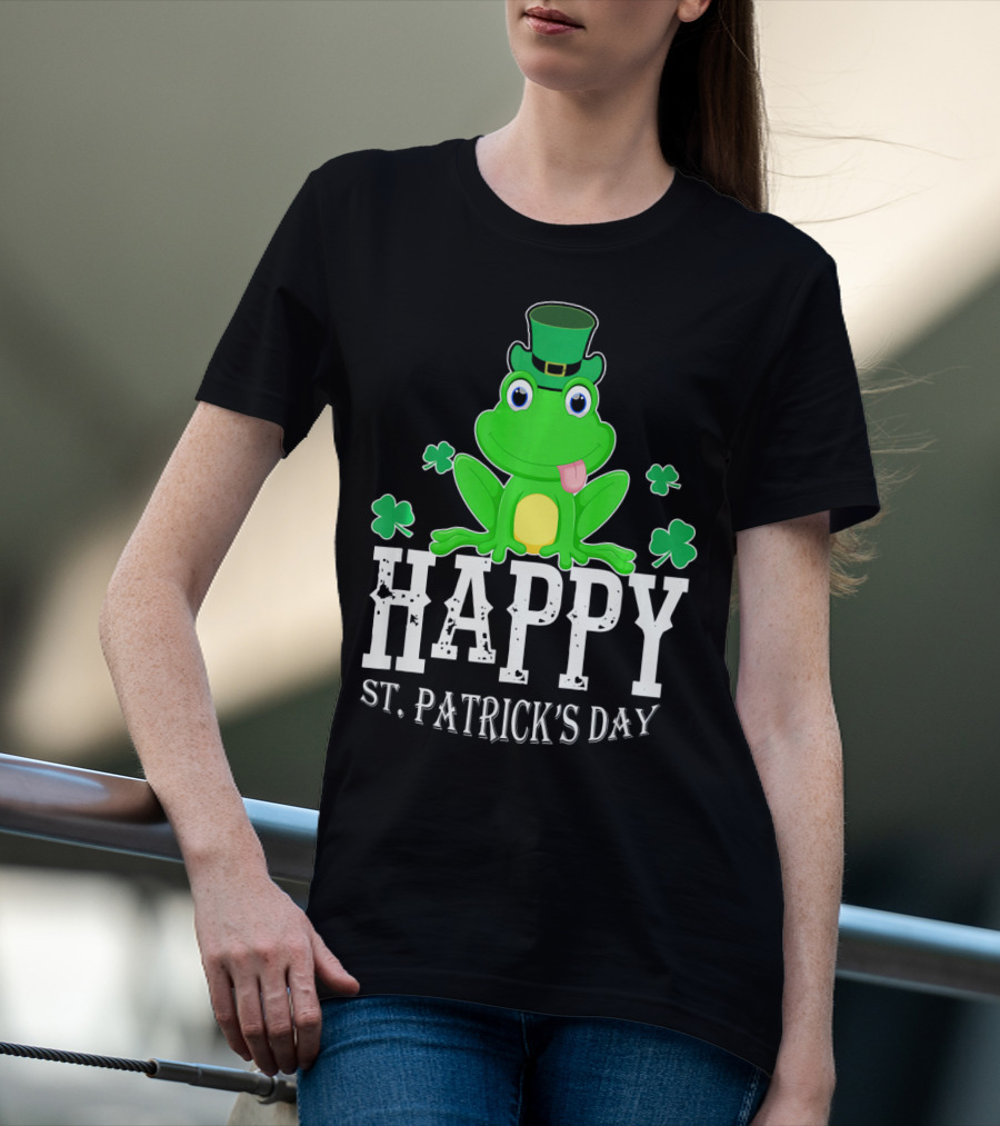 Happy St. Patrick's Day Irish Frog T-Shirt