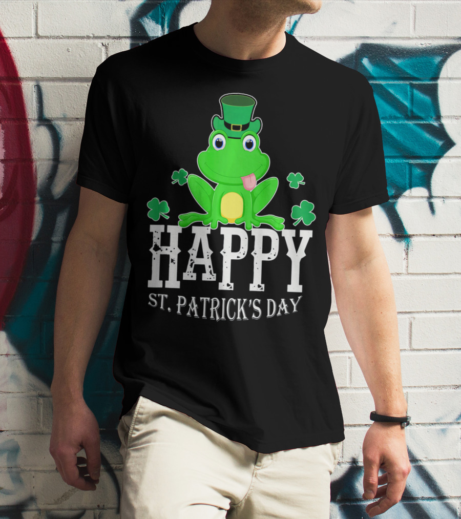 Happy St. Patrick's Day Irish Frog T-Shirt