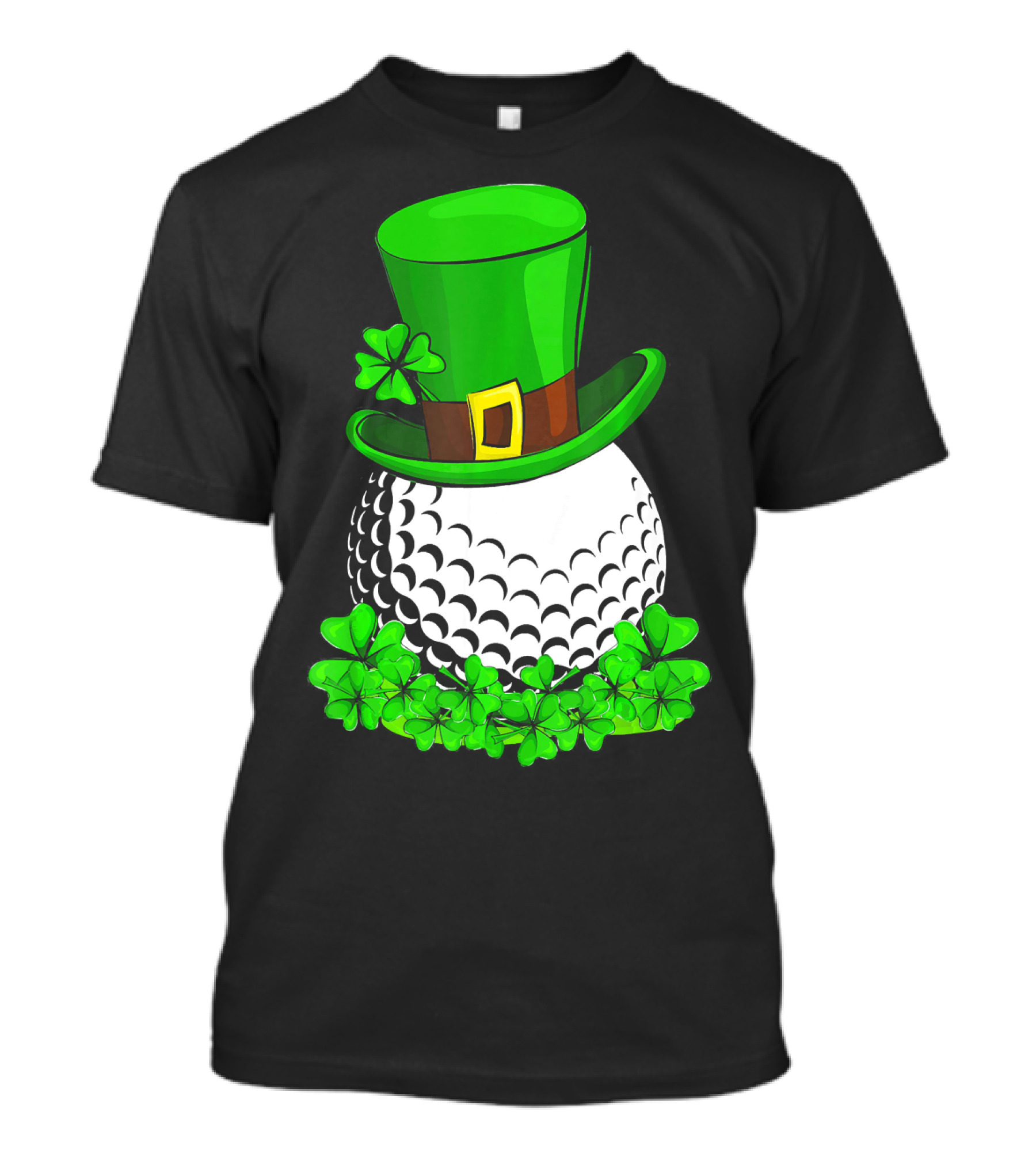 Leprechaun Hat Shamrock Golf St Patricks T-Shirt