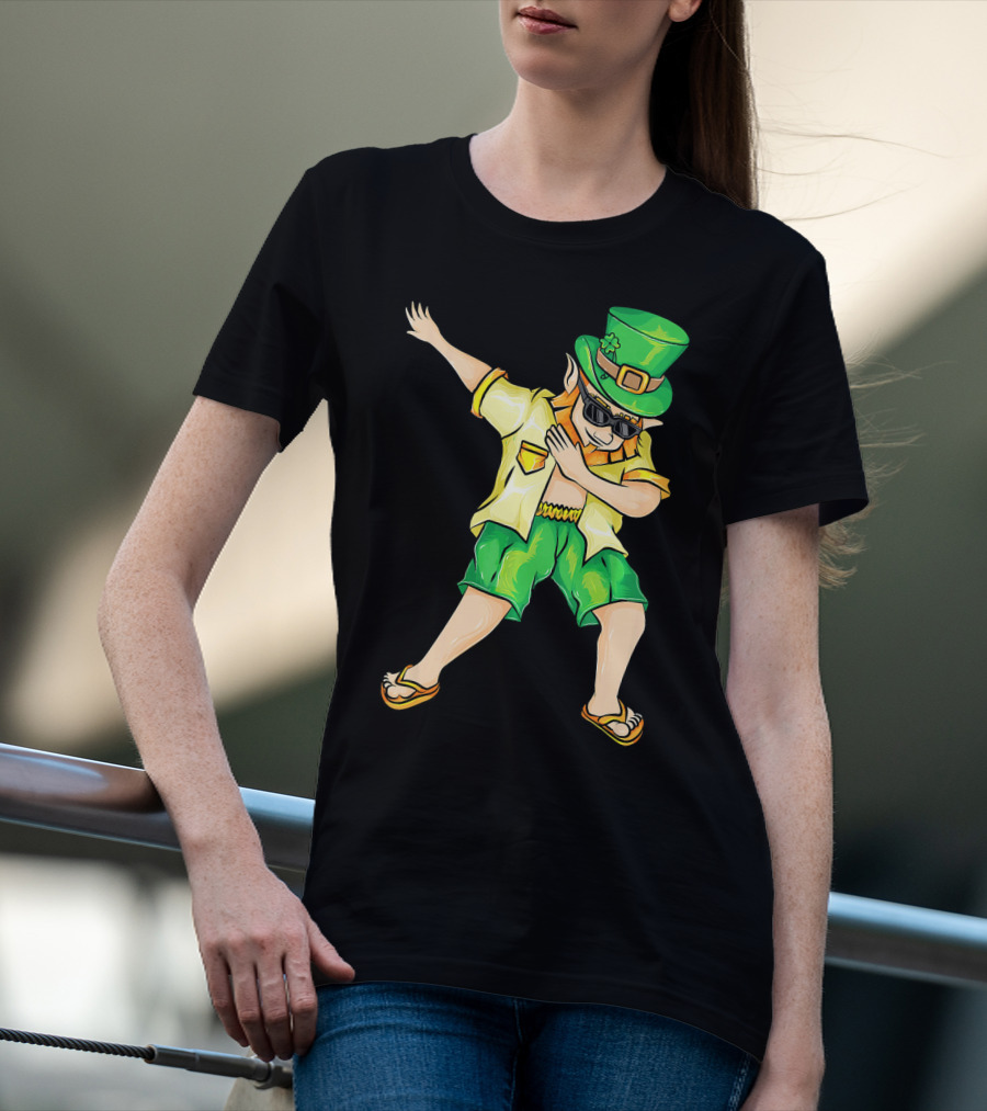 Summer Dabbing Leprechaun St. Patrick's T-Shirt