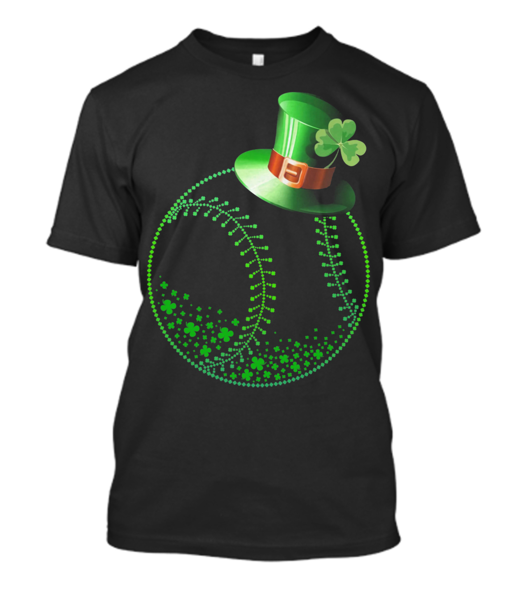Saint Patricks Day Irish Shamrock Baseball Hat T-Shirt