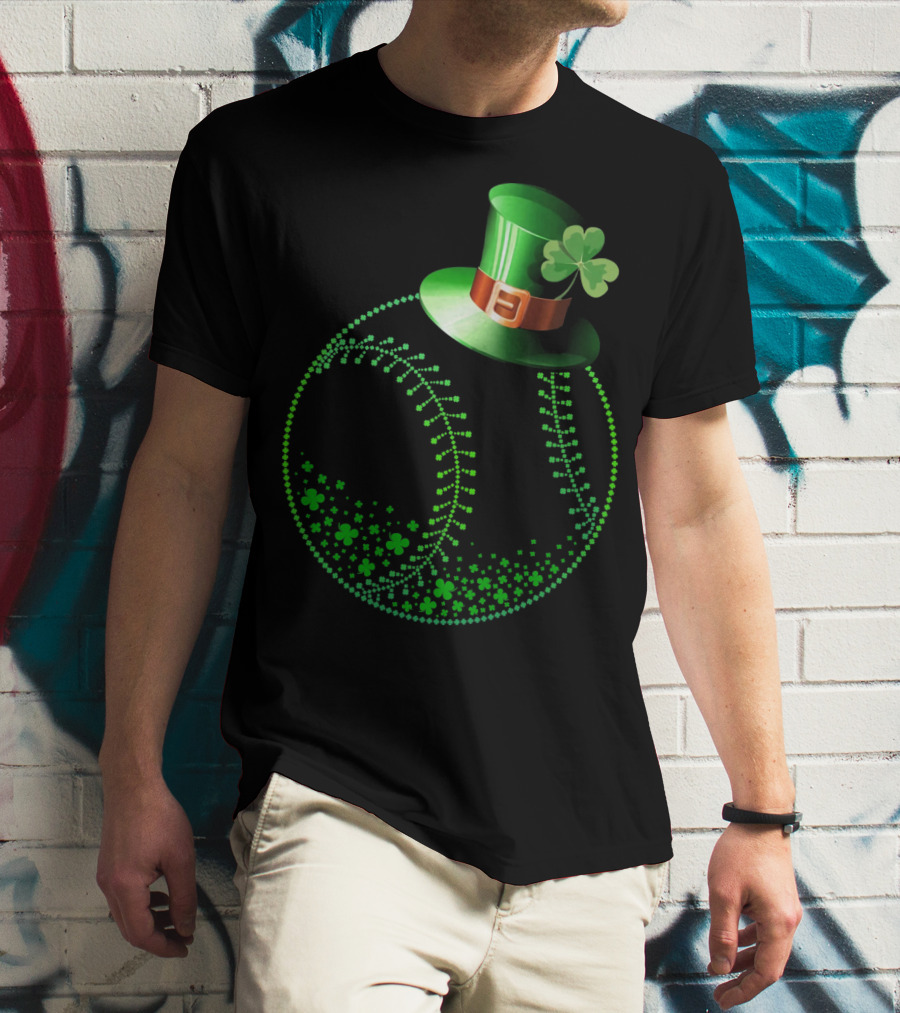 Saint Patricks Day Irish Shamrock Baseball Hat T-Shirt