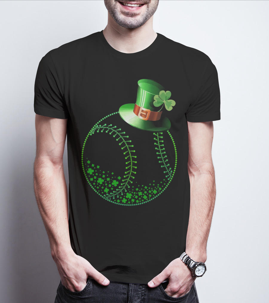 Saint Patricks Day Irish Shamrock Baseball Hat T-Shirt