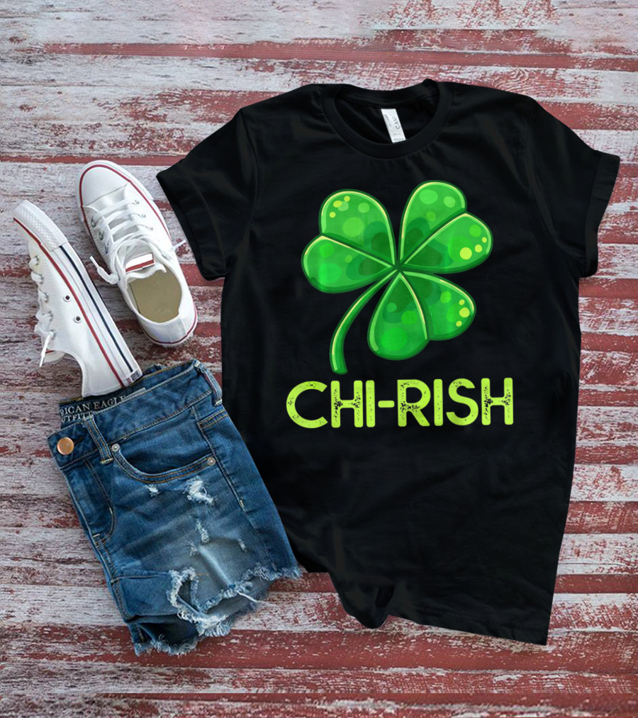 Chi-Rish Shamrock Chicago St Patrick's Day T-Shirt