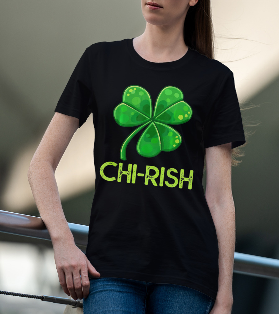 Chi-Rish Shamrock Chicago St Patrick's Day T-Shirt