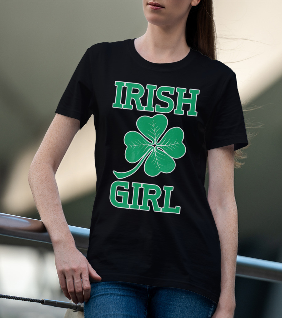 Irish Girl Shamrock St. Patrick's Day T-Shirt