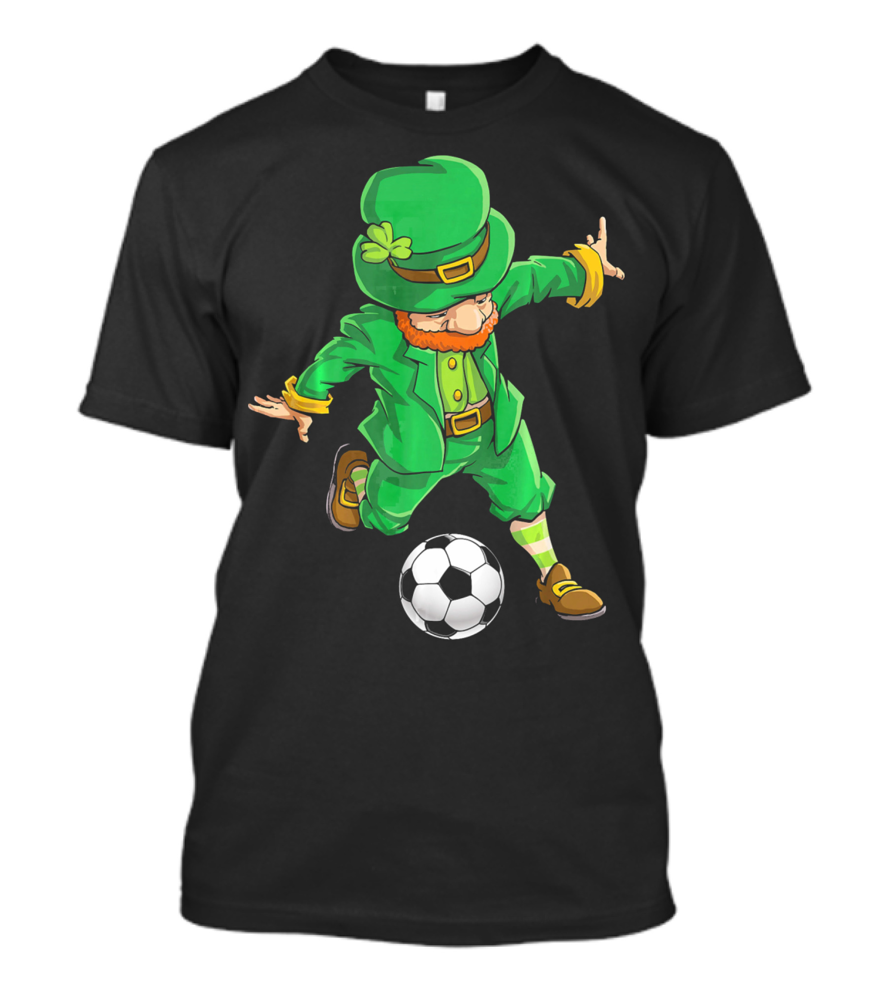 Leprechaun Playing Soccer St Patricks Day T-Shirt
