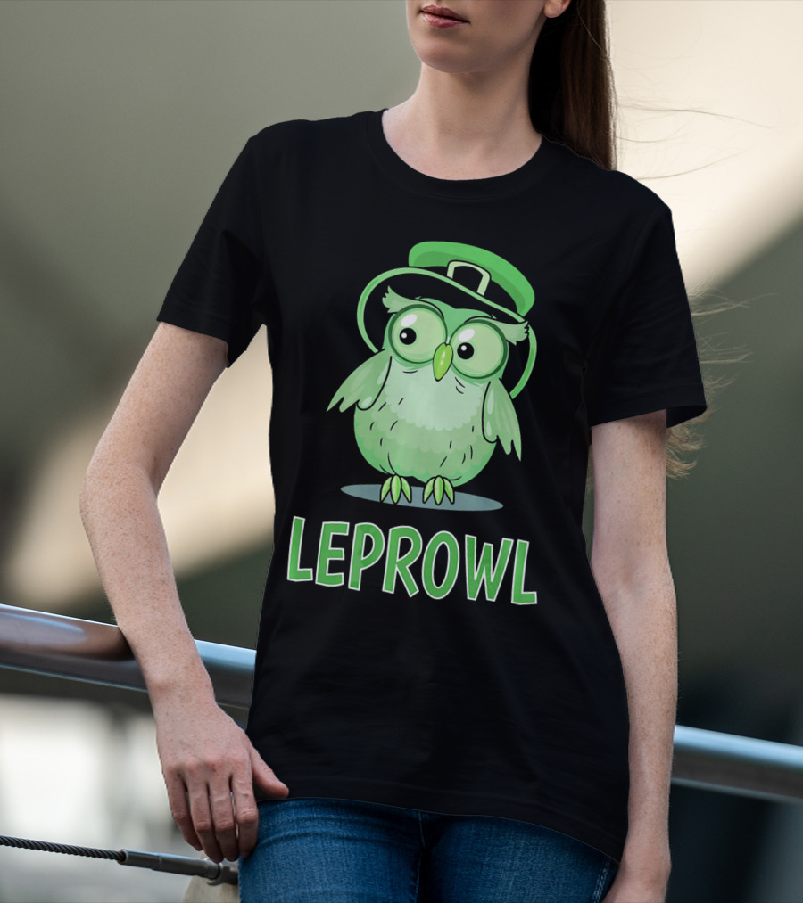 Leprechaun Owl St. Patrick's Day Leprowl T-Shirt