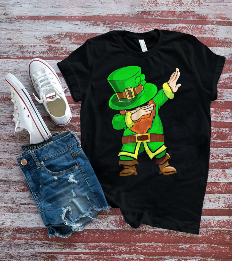 Dabechaun Leprechaun Dabbing Funny St. Patrick's Day T-Shirt