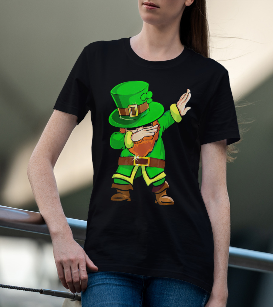 Dabechaun Leprechaun Dabbing Funny St. Patrick's Day T-Shirt