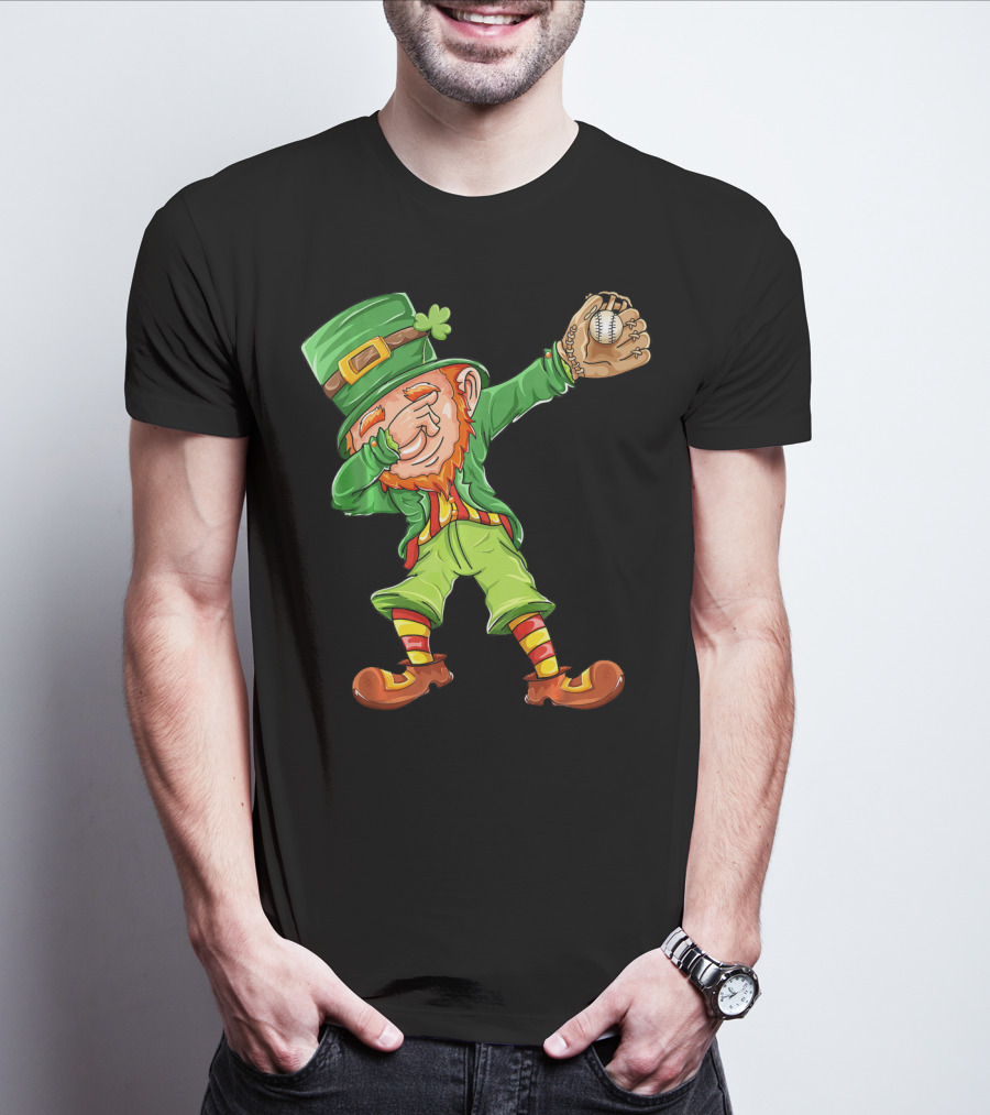 Softball Leprechaun St Patricks Day Coach T-Shirt
