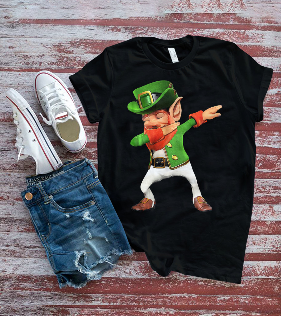 Dabbing Leprechaun St Patrick's Day T-Shirt