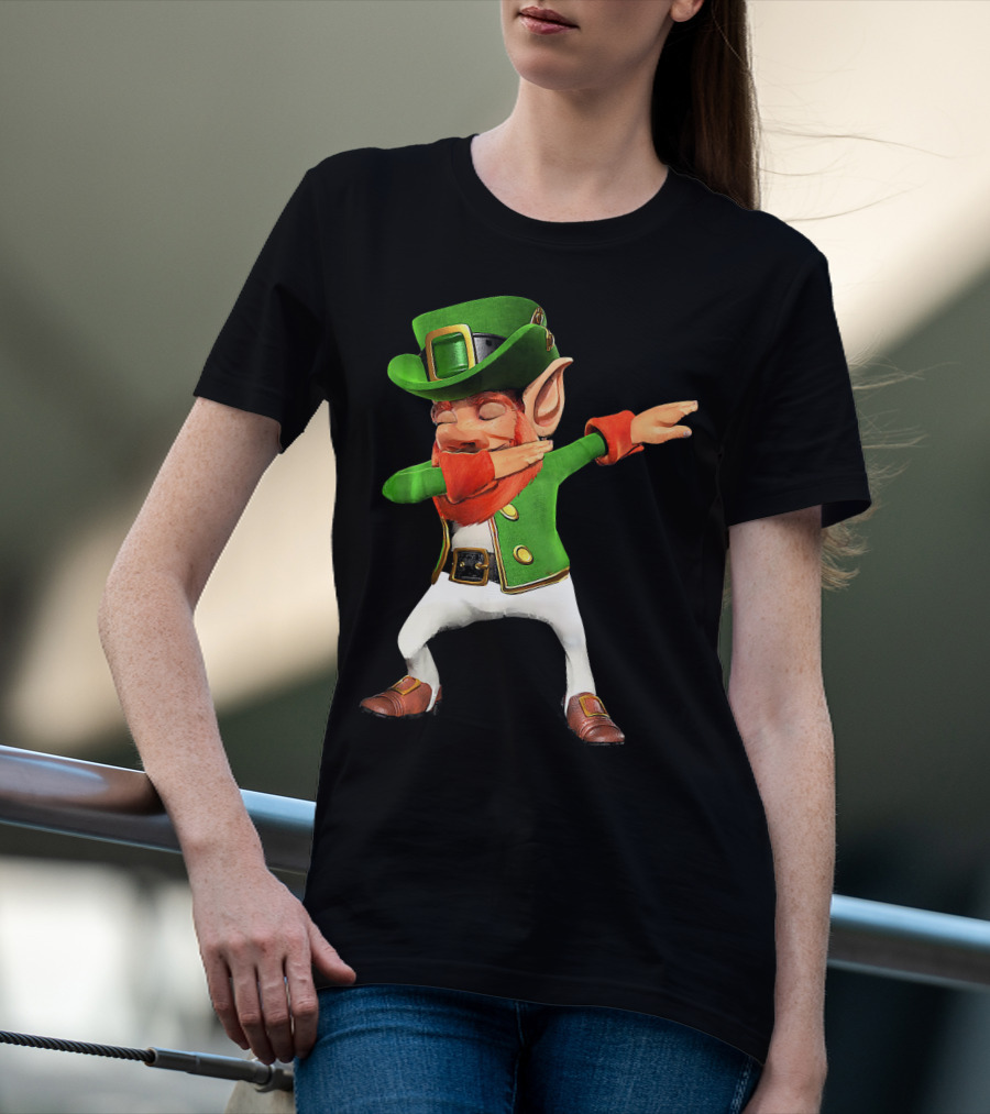 Dabbing Leprechaun St Patrick's Day T-Shirt