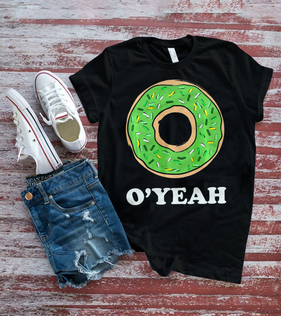 O'Yeah Green Donut T-Shirt