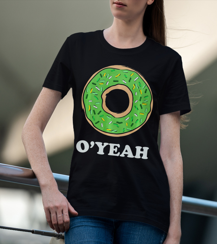 O'Yeah Green Donut T-Shirt