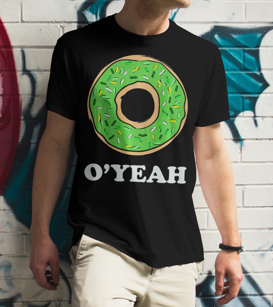 O'Yeah Green Donut T-Shirt