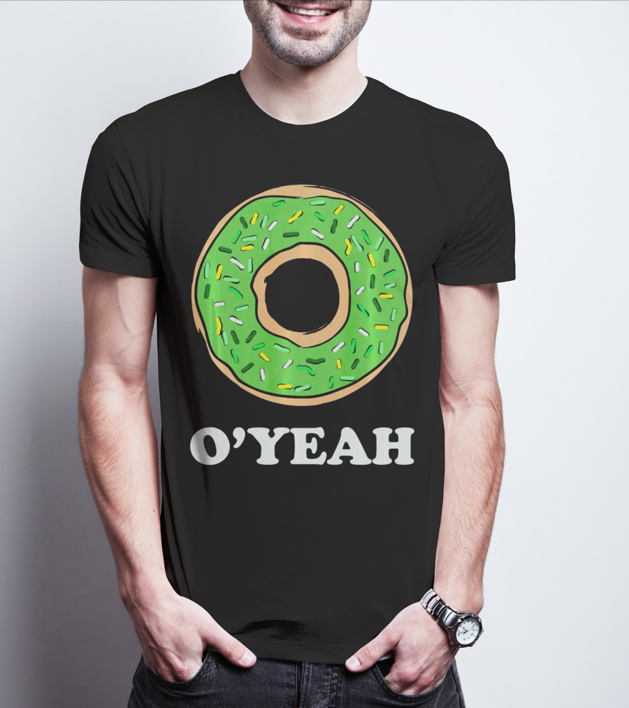 O'Yeah Green Donut T-Shirt