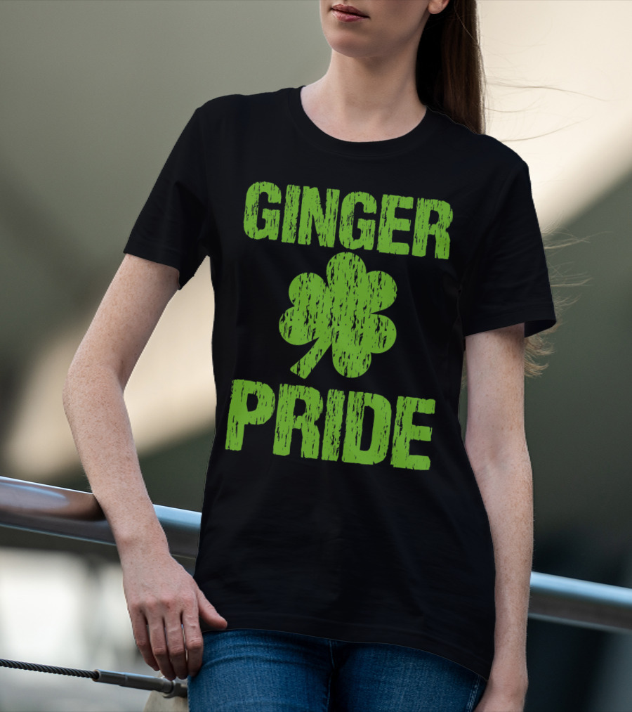 Ginger Pride Shamrock St. Patrick's Day Iconic T-Shirt