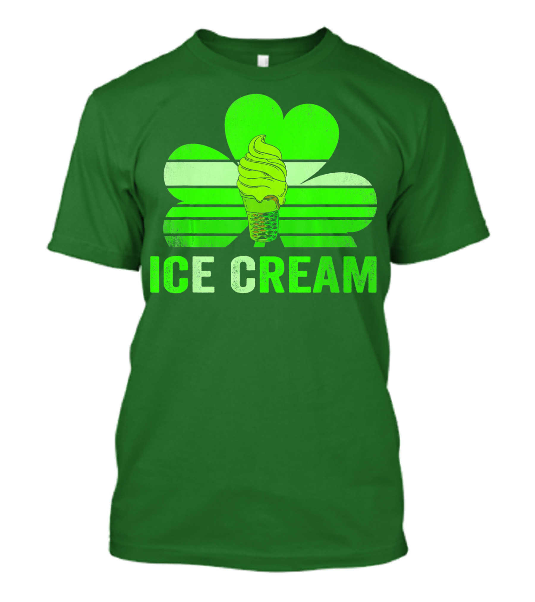 St. Patrick's Shamrock Ice Cream Sweet Treat T-Shirt