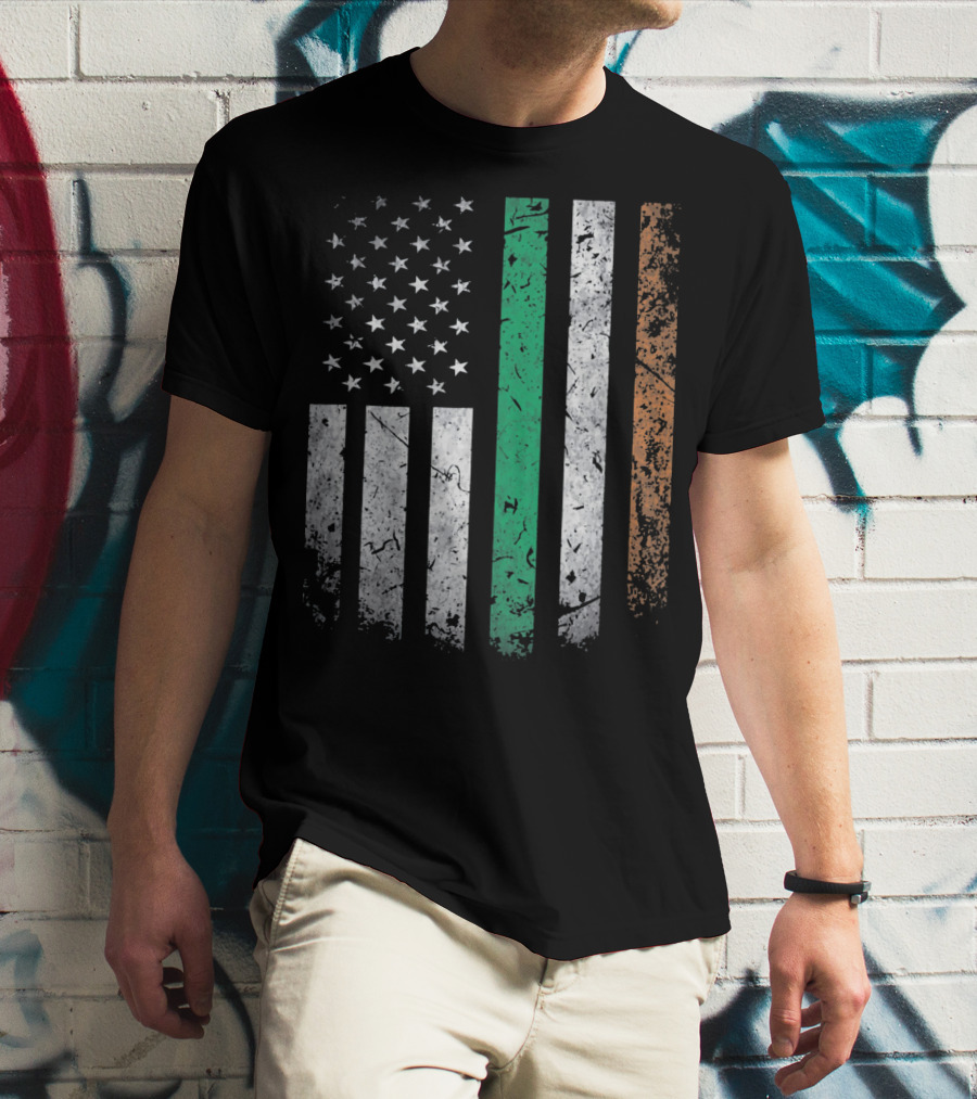 Ireland Flag Irish America Saint Patrick's Day T-Shirt
