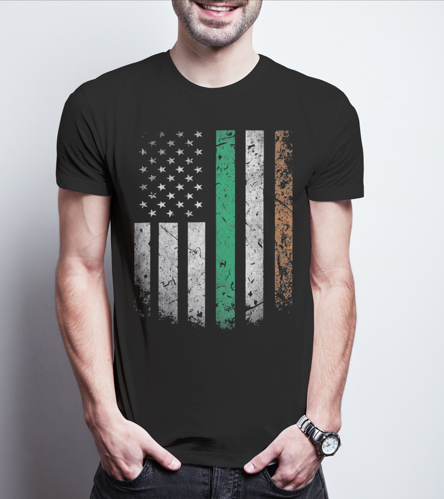 Ireland Flag Irish America Saint Patrick's Day T-Shirt