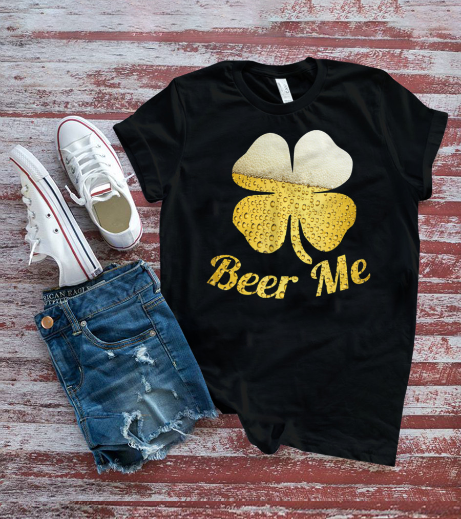 Beer Me Shamrock Bubbles T-Shirt