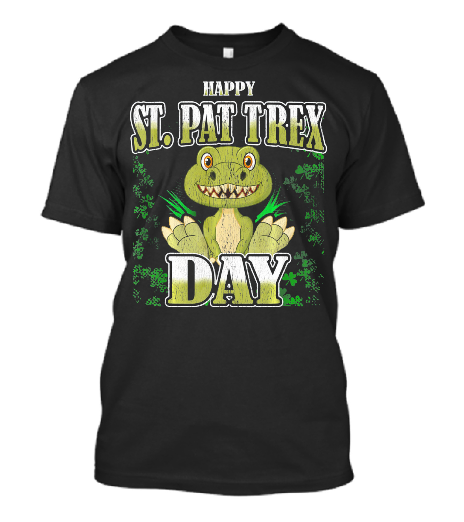 Happy St. Pat T Rex Day Funny St Patrick's Day T-Shirt