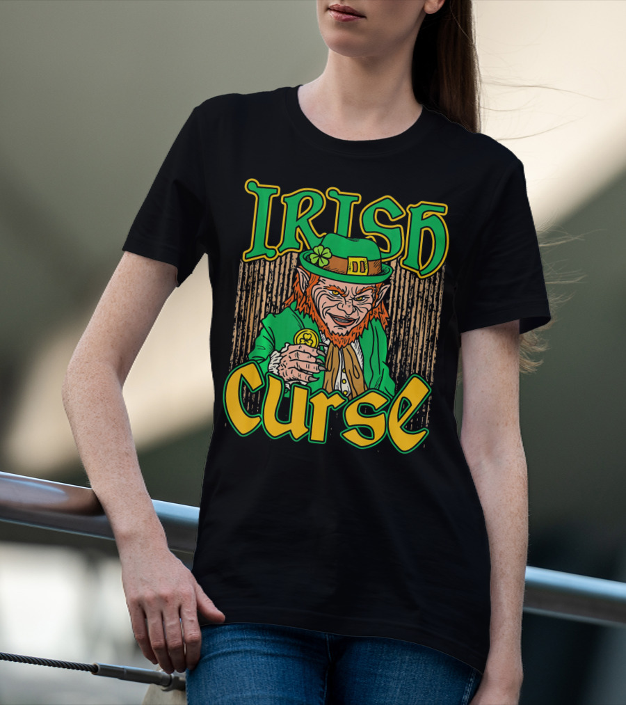 Irish Curse Leprechaun Horror Scar T-Shirt