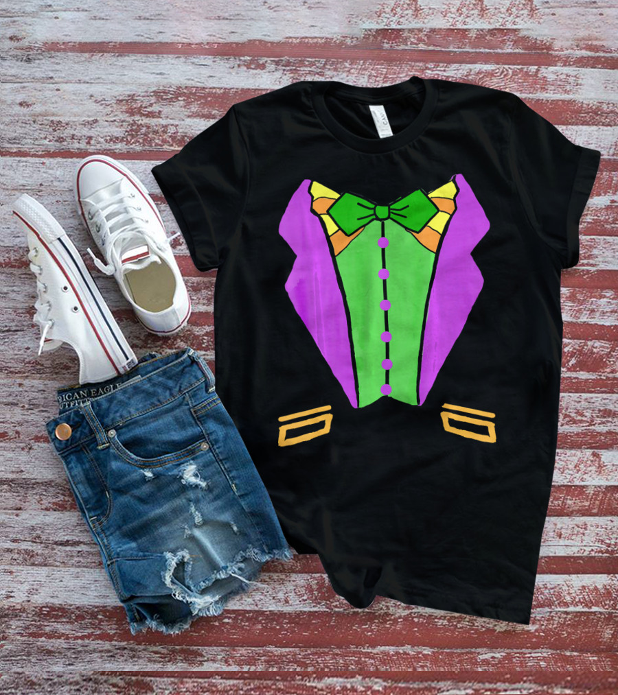 Mardi Gras Tuxedo Funny Party T-Shirt