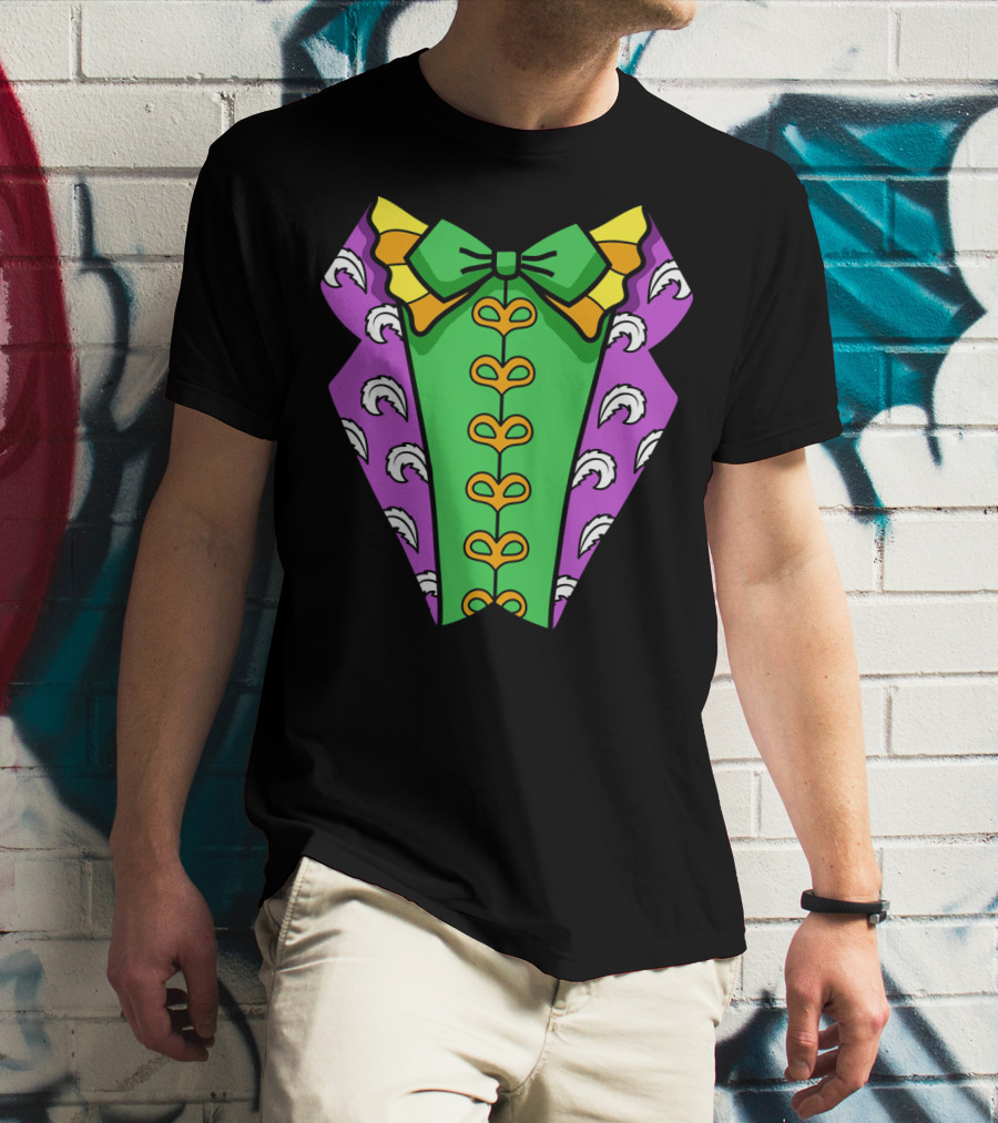 Mardi Gras Tuxedo Funny Party Celebration Costume T-Shirt