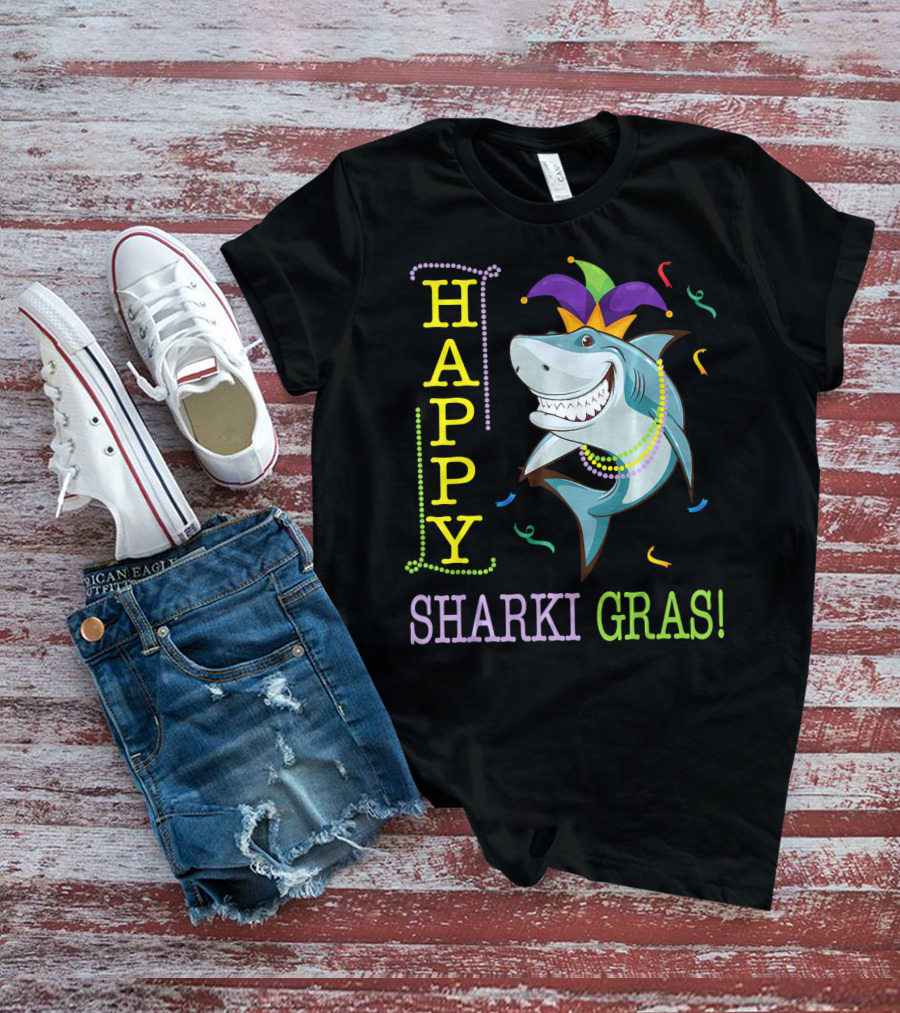 HAPPY SHARKI GRAS T-Shirt