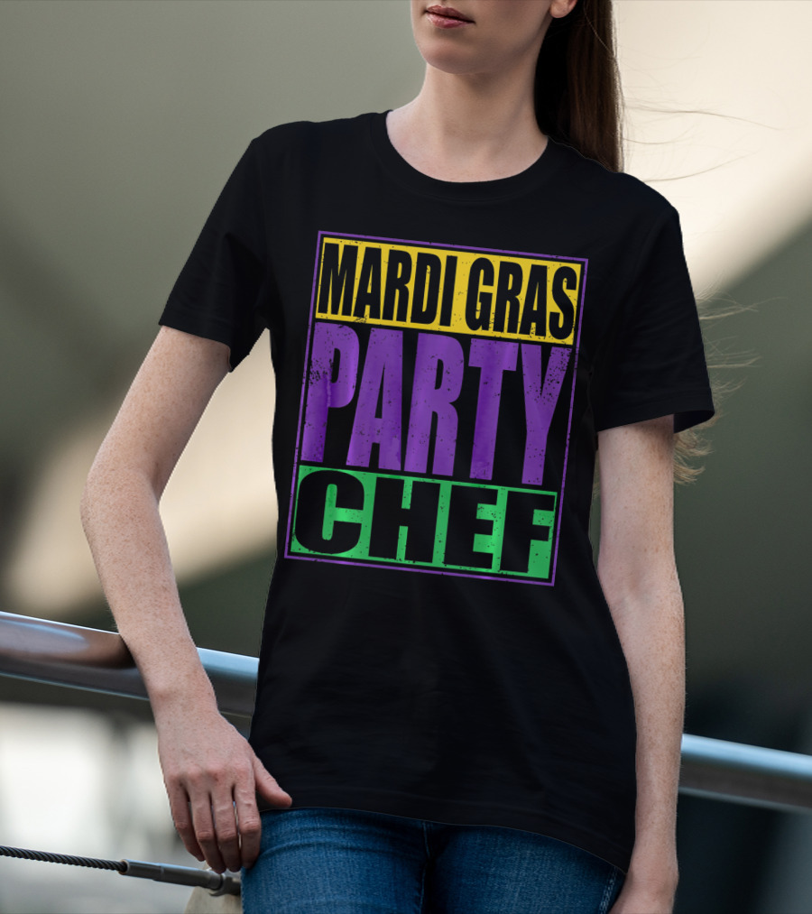 Mardi Gras Party Chef New Orleans T-Shirt