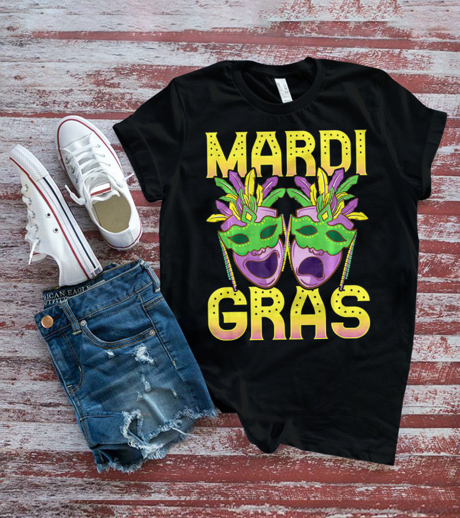 Mardi Gras Masks Party New Orleans T-Shirt