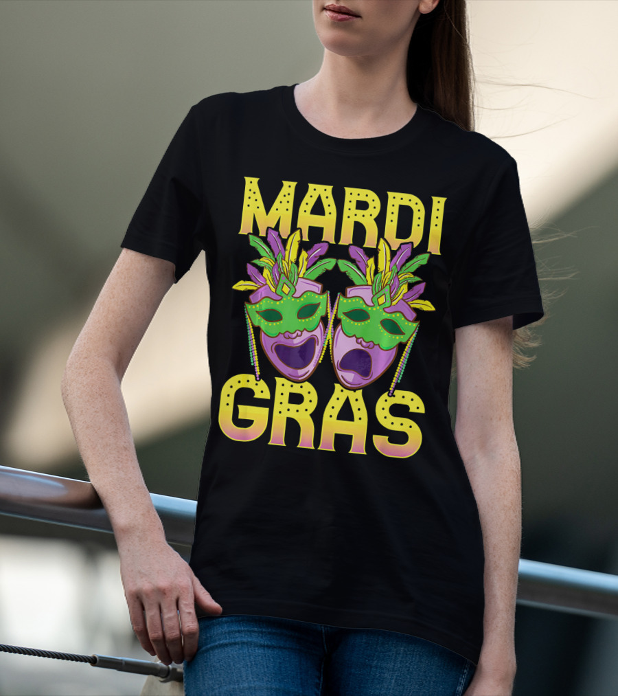 Mardi Gras Masks Party New Orleans T-Shirt