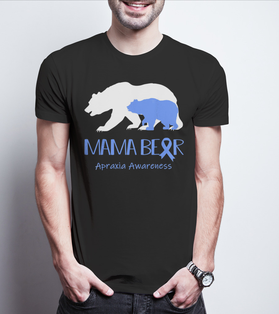 MAMA BEAR Apraxia Awareness T-Shirt