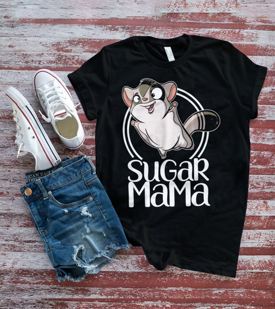 Sugar Mama Adorable Sugar Glider Character T-Shirt
