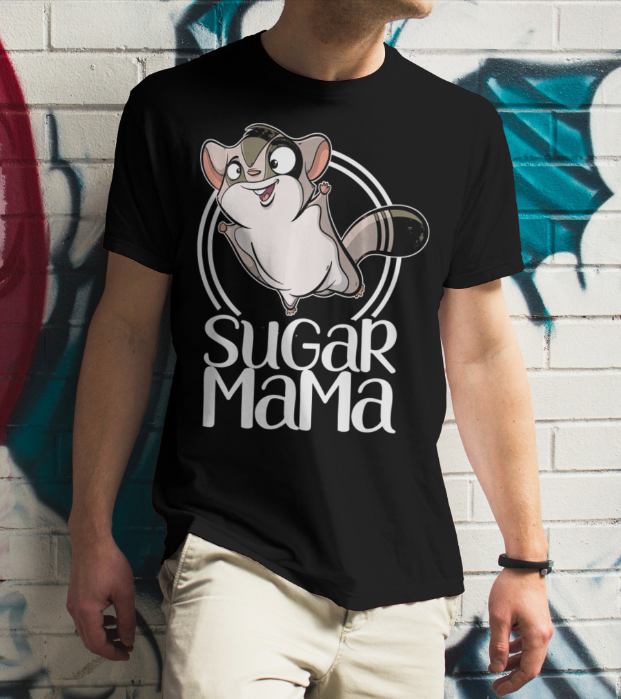 Sugar Mama Adorable Sugar Glider Character T-Shirt