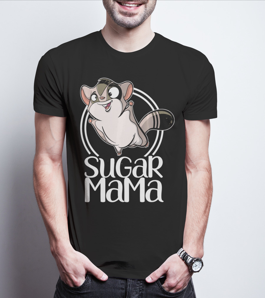 Sugar Mama Adorable Sugar Glider Character T-Shirt